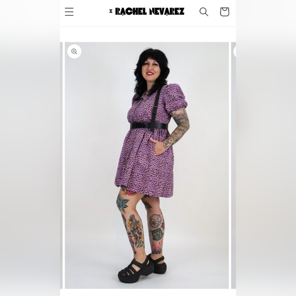 byrachelnevarez Charm School Dropout Dress (L) - Lavender Leopard - Picture 6 of 8